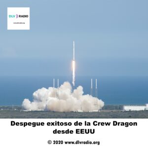 Successful takeoff of the Crew Dragon from the US
