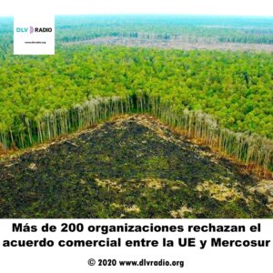 Más de 200 organizaciones rechazan el acuerdo comercial entre la UE y Mercosur