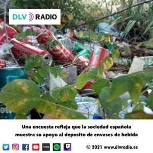 Una encuesta refleja que la sociedad española muestra su apoyo al deposito de envases de bebida