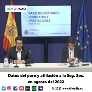 Datos del paro y afiliación a la Seg. Soc.