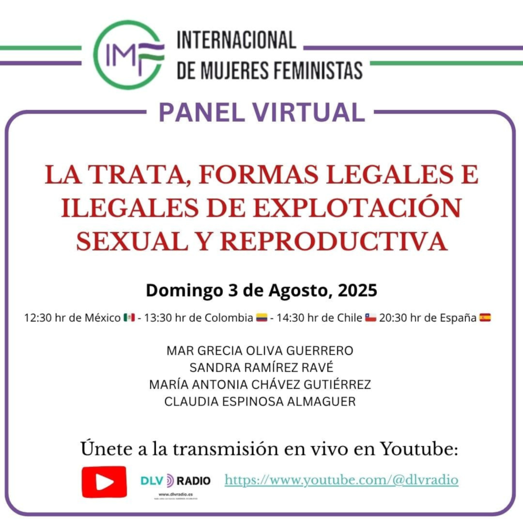 20:30 en directo "La trata, formas legales e ilegales de explotación sexual y reproductiva"
