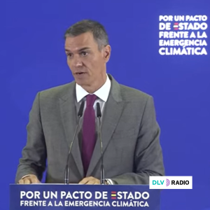 Pedro Sánchez en el acto "Por un pacto de Estado frente a la emergencia climática"
