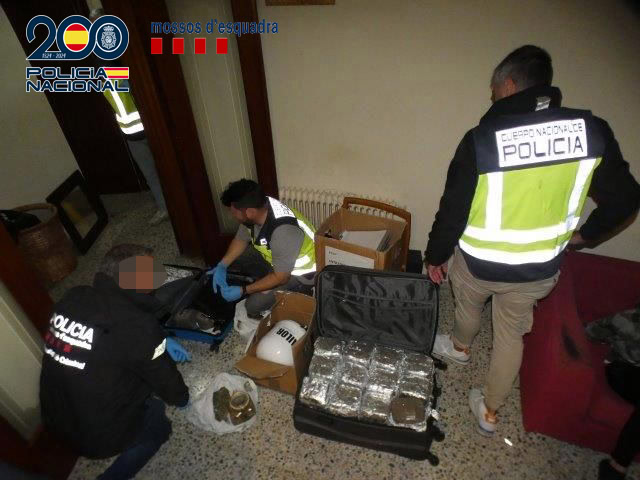 Desarticulada una organización criminal en Reus destinada al tráfico de drogas, tras una investigación conjunta de Policía Nacional y Mossos d’Esquadra   