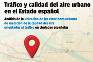 Tres de cada cuatro medidores urbanos de la contaminación del aire en España están mal ubicados