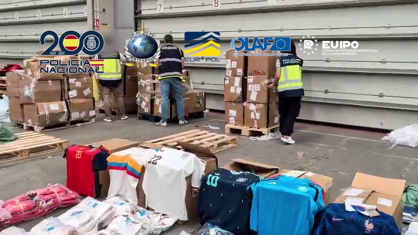 Operación conjunta de la Policía Nacional con INTERPOL, EUROPOL, OLAF y EUIPO