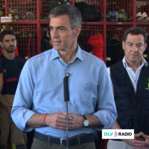 Pedro Sánchez visita el Puesto de Mando Avanzado de Turre, en Almería