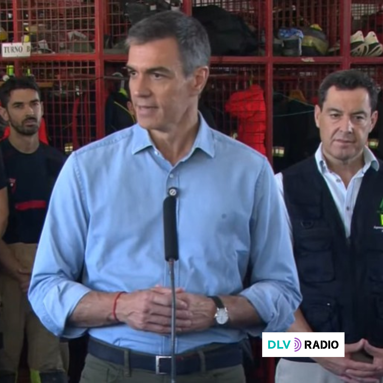 Pedro Sánchez visita el Puesto de Mando Avanzado de Turre, en Almería