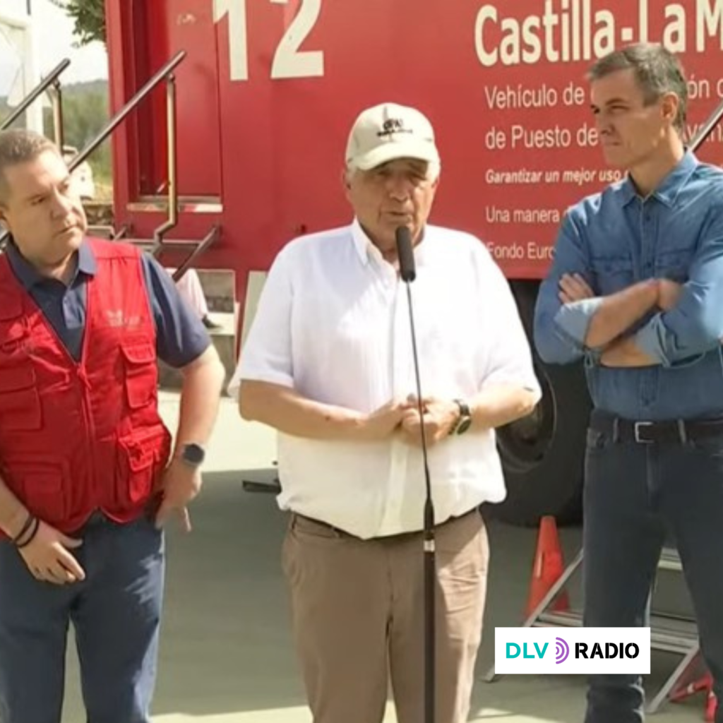 Visita del presidente del Gobierno, al Puesto de Mando Avanzado de Tamajón, Guadalajara