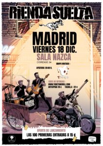RIENDA SUELTA presenta en Madrid su álbum «¿DÓNDE ESTÁ EL HOMBRE MALO?»